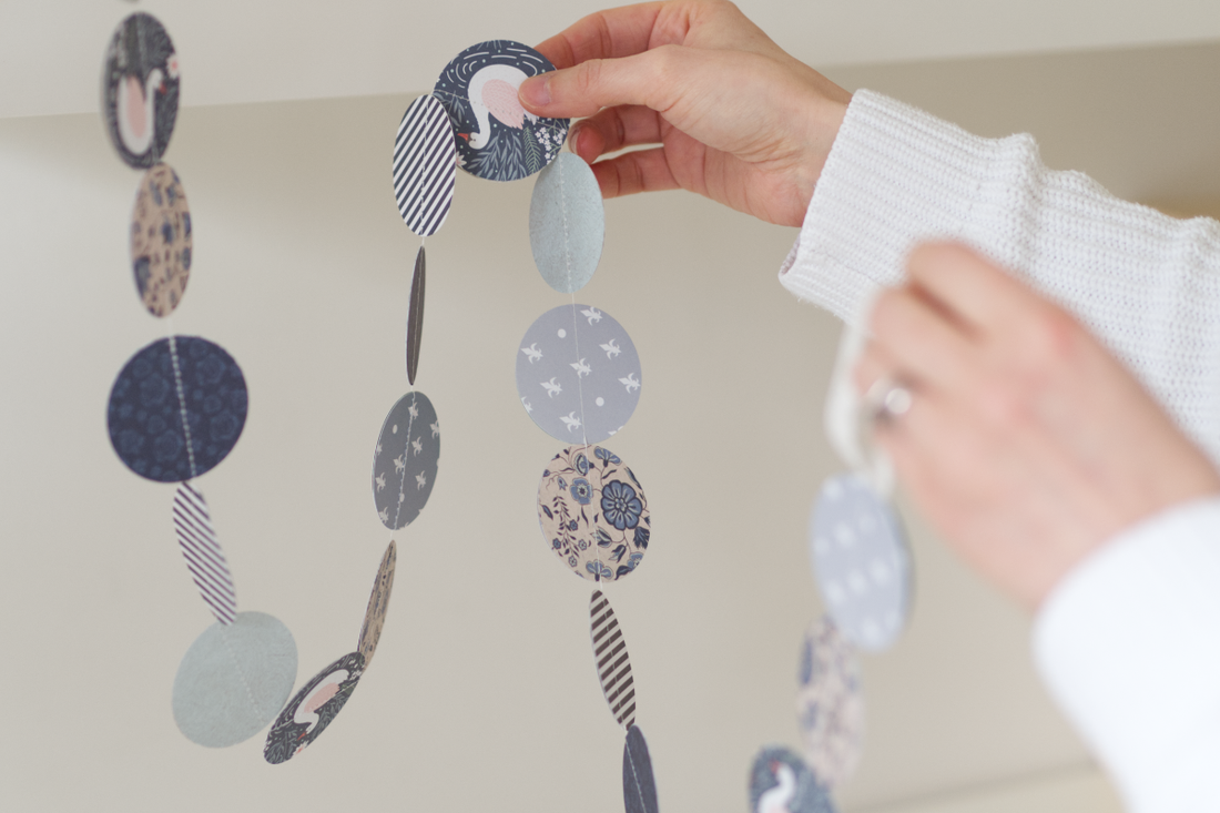 How to Sew a Paper Garland
