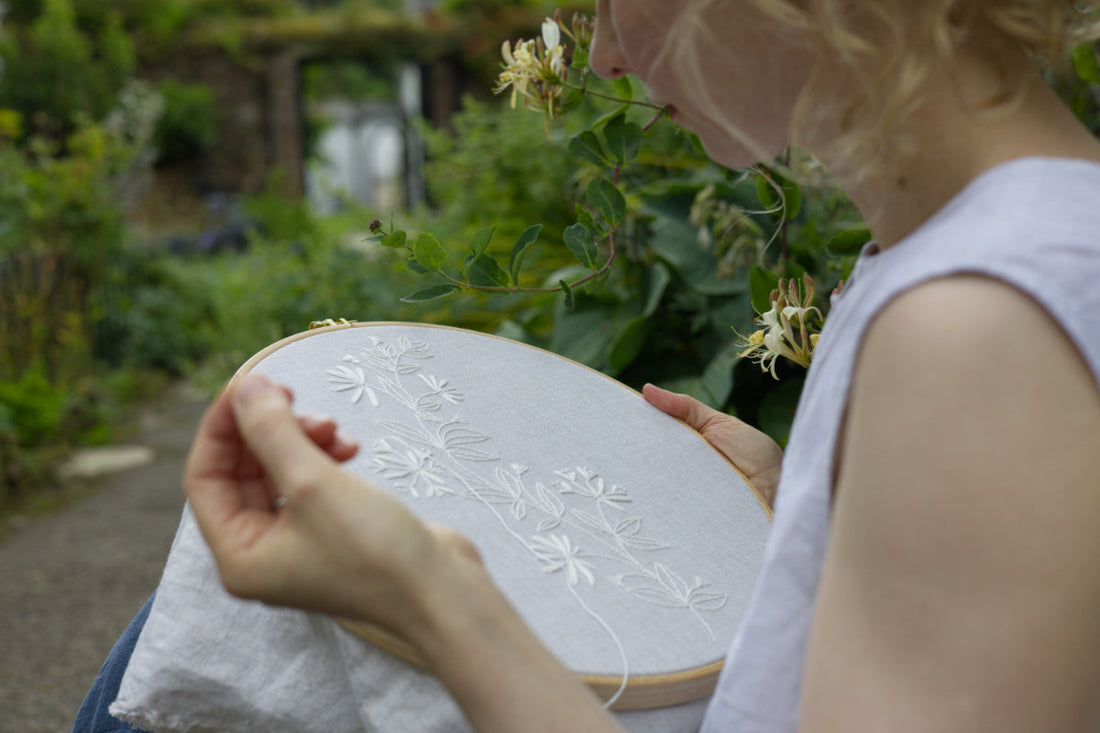 Honeysuckle Embroidery Pattern