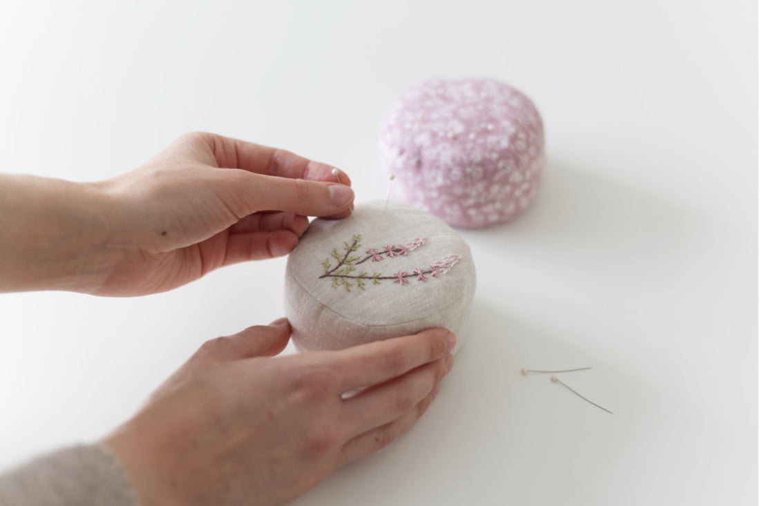 Free Embroidered Pin Cushion Sewing Pattern