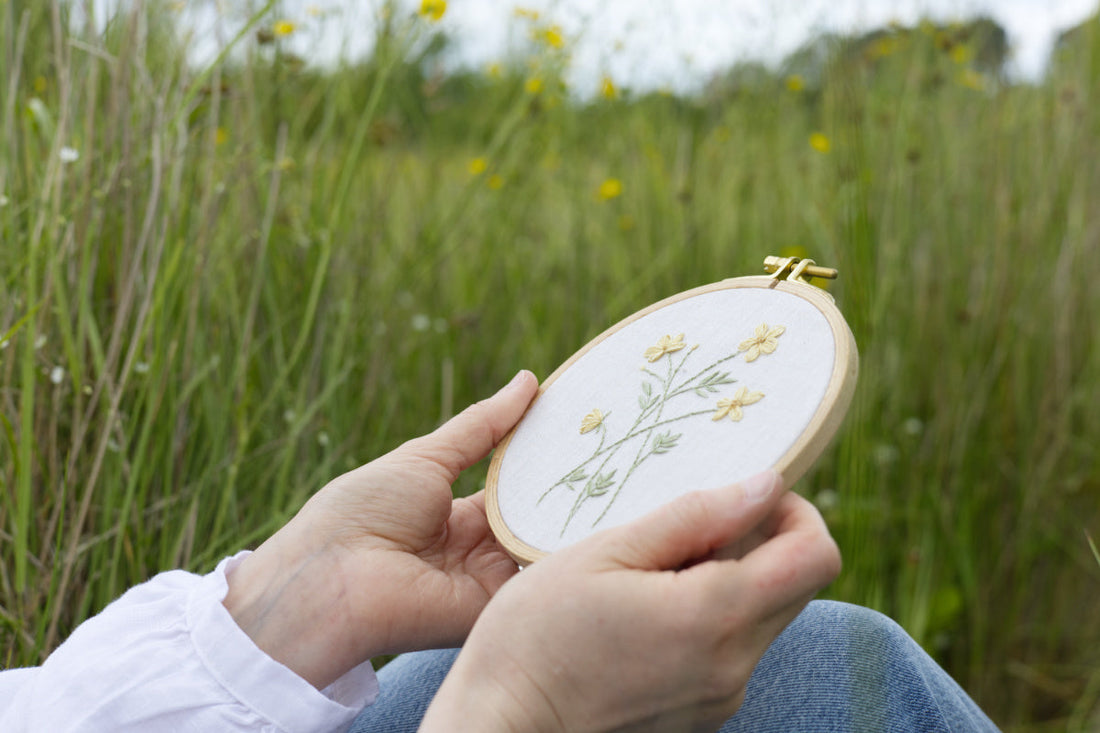 Buttercups Embroidery Pattern